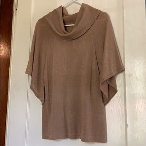 Golden Cowl Neck Pullover